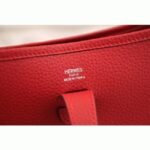 Red Evelyne III PM Bag Fake Luxury Hermes Casual Tote - Image 3
