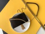 KATE CHAIN WALLET WITH TASSEL IN GRAIN DE POUDRE EMBOSSED LEATHER - Image 2