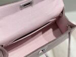 Hermes Kelly Mini II Bag Replica in Mauve Pale - Image 9