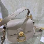 Top Quality Replica Chloe Small Tess Shoulder Bag In Grey Calfskin - Image 4