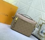 LV Monogram Empreinte Leather Metis In Tourterelle Grey M44881 - Image 3