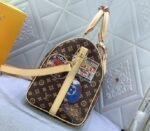 Louis Vuitton Flight Mode Monogram Canvas Keepall Bandouliere 45 Travel Bag - Image 5