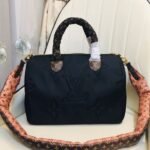 Louis Vuitton Econyl Regenerated Nylon Speedy Bandouliere 30 Handbag In Black