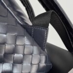 Fake Bottega Veneta Small Backpack Dark Blue - Image 8