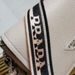 Prada Flap Shoulder Bag Replica in Light Pink - Image 5