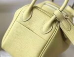 Replica Hermes Lindy Mini handbag in jaune poussin clemence leather - Image 2