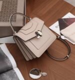 Fake Bvlgari Serpenti Forever Small Bag Beige Calfskin - Image 3