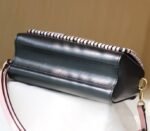 Louis Vuitton Epi Leather Twist MM Bag In Black With Braided Edges Flap - Image 8