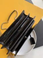 SUNSET MEDIUM CHAIN BAG IN SMOOTH LEATHER - Image 6