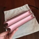 Rose dragee replica Hermes Mini Sac Roulis handbag - Image 8