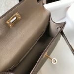 Hermes Kelly Mini II Bag Fake in Gris Asphalt - Image 2