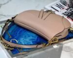 Dior Saddle Bag Fake in Blush Grained Calfskin - Image 3