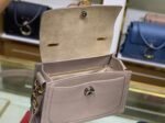 Top Quality Replica Chloe Small Tess Day Bag In Grey Grained Leather - Image 10