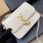 Replica Saint Laurent Small Solferino Bag White Calfskin - Image 10