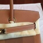 Brown Hermes Birkin 25cm AAAAA Quality Counterfeit - Image 7