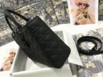Black Dior Lady Dior Imitation Large Handbag - Image 8
