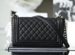 Chanel Boy Sliver Hardware Caviar Cow Leather - Image 4
