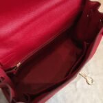 Red Epsom Replica Hermes Kelly 32cm Sellier Classic Bag - Image 7
