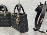 Dior Small Lady Dior Bag Replica in Black - Image 7