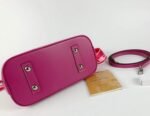 Louis Vuitton Epi Leather Alma BB Handbag In Pondichery Pink With Jacquard Strap - Image 5