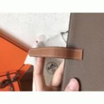 Taupe Brown Luxury Replica 1:1 Hermes Bearn Wallet - Image 2