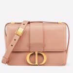 Dior 30 Montaigne Medium Bag Knockoff in Poudre Box Calfskin