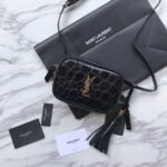 MONOGRAM CHAIN WALLET IN CROCODILE EMBOSSED SHINY LEATHER - Image 2