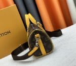 Louis Vuitton Monogram Macassar Canvas Keepall Bandouliere 25 In Safran Yellow - Image 3