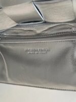 Top Quality Knockoff Bottega Veneta Cassette Bag In Silver - Image 7