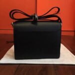 Black knockoff Hermes Mini Sac Roulis handbag - Image 3