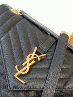 Fake Saint Laurent Envelope Large Bag Black - Image 10