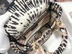 Dior Lady D-Lite Medium Bag Fake in Multicolor Tie Embroidery - Image 9