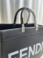 Top Quality Knockoff Fendi Sunshine Medium Tote Bag In Noir Calfskin - Image 3