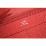 Rose lipstick copy Hermes Dogon combine wallet - Image 3