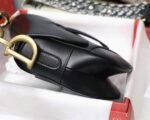 Dior Saddle Bag Fake in Black Smooth Calfskin - Image 4