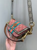 Mini Canvas GG Supreme Top-Handle Bag - Image 8