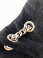 Saint Laurent Puffer Medium Chain Bag Black Suede Calfskin - Image 7