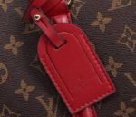 Louis Vuitton Monogram Canvas Soufflot MM Bag In Cerise Red - Image 9