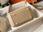 Top replica Hermes Lindy Mini handbag in trench color - Image 7