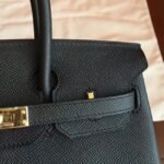 Black Replica Hermes Birkin 35cm Signature Handbag - Image 5