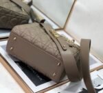 Dior Small Lady Dior My ABCDior Bag Fake in Warm Taupe - Image 3