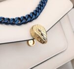 Fake Bvlgari Serpenti Forever Medium Crossbody Bag with Chain White - Image 10