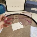 Gradient GG Metal & Acetate Butterfly Sunglasses - Image 7