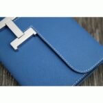 Jean blue knockoff Hermes Constance wallet - Image 8