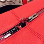 Red Luxury Replica Hermes Victoria II 35cm Bag - Image 3