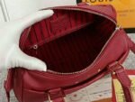 Louis Vuitton Monogram Empreinte Speedy Bandouliere 25 Handbag In Bordeaux - Image 5