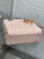 Dior Small Lady Dior Bag Fake in Pink - Image 8
