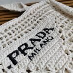 Prada Small Tote Bag Best Replica in White Woven Raffia - Image 7