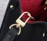 Louis Vuitton Bicolor Monogram Empreinte Leather Onthego PM Bag In Black And Beige - Image 7