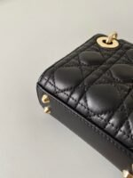 Dior Lady Dior Micro Bag Fake in Black Cannage Lambskin - Image 3